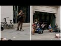 Spanish street performance in a cloudy morning #Barcelona2021 #streetperformers