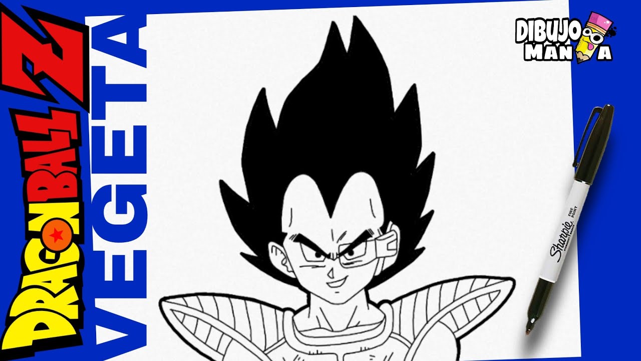 Dibujos de dragon ball vegeta