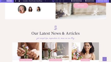 Camelia | A Floral Studio Florist WordPress Theme