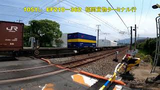 69レ　EF210－332　1051レ　EF210－362　6月16日