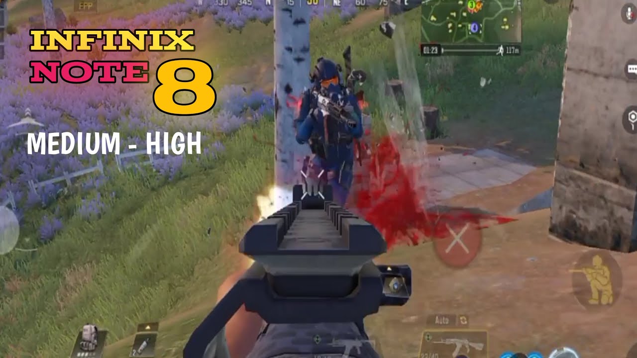 Call of duty mobile - infinix note 8 test gameplay