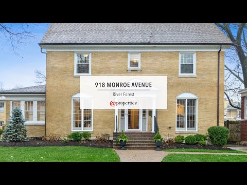 918 Monroe Avenue, River Forest, IL home video tour