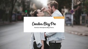 Creativa Blog Pro WordPress Theme - Header Options Section Setup