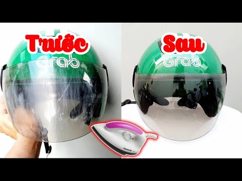 Video Cách làm mới mặt kính nón bảo hiểm | XM24h - youtube