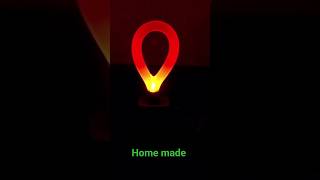 Mini Night Lamp Using LED & Silicone Tube 💡🔌#USBLight #LEDLamp #NightLamp #ElectronicsProject