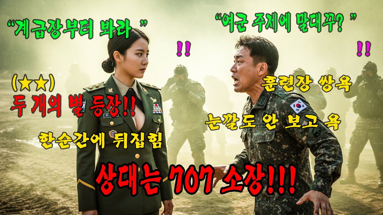 707특임대 여군에게 쌍욕한 대령… 상대가 소장이었던 순간