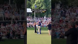 Yep, the top comes off of the Wanamaker Trophy, Scottie 😅