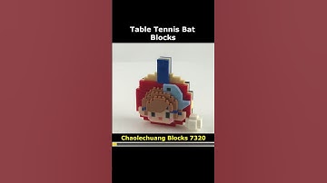 Tennis Bats No.7320 Mini Blocks Preview #lego #brick #miniblock #nanoblock #block