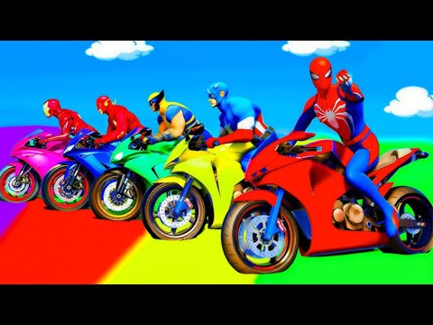 Spider Man BEST JUMPS & CRAZY FALLS (GTA 5 Spiderman Gameplay Fails) #1