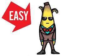 How to draw Fortnite skins【AGENT PEELY】Easy & Cute drawing|Jolly Art NEGI
