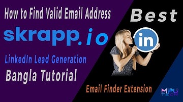 How to Find Valid Email Address Skrapp.io | LinkedIn Lead Generation | Bangla Tutorial  Parvez Tech