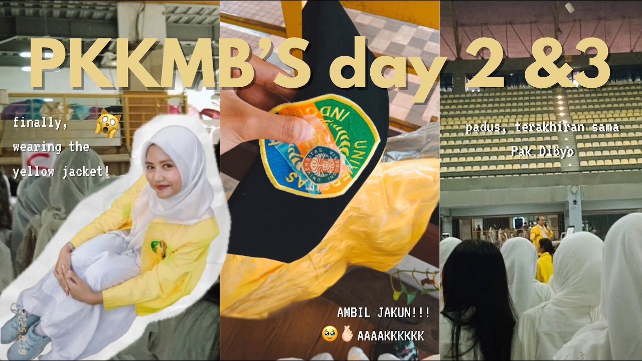 PKKMB'S vlog 2 & 3 | paduan suara terakhir dan pembagian jakuun 💛!