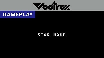 Star Hawk (Vectrex) - Gameplay Clip [HD] | RetroGameUp