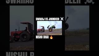 Swaraj 🆚 John Deere 🚜 | Ultimate Tractor Tug of War Battle 💪🔥#nishudaswal #tractorshorts #shorts