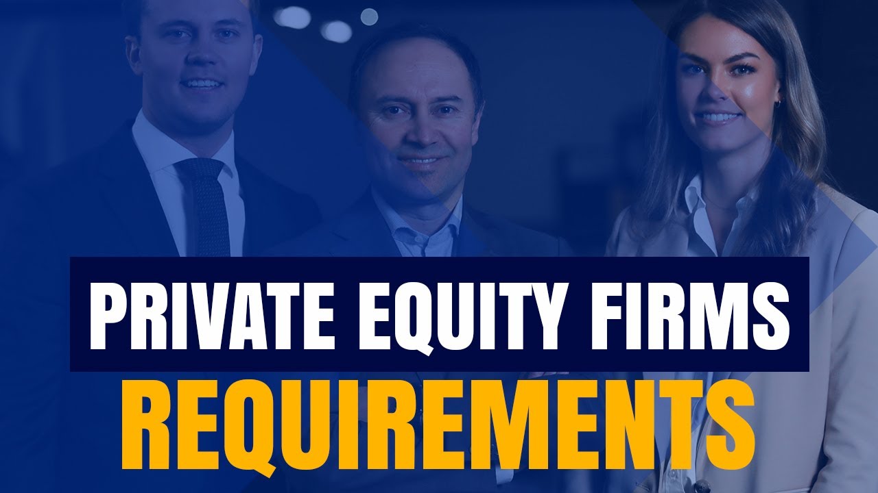 Top 10 Things Private Equity Firms Look For In A Company - YouTube