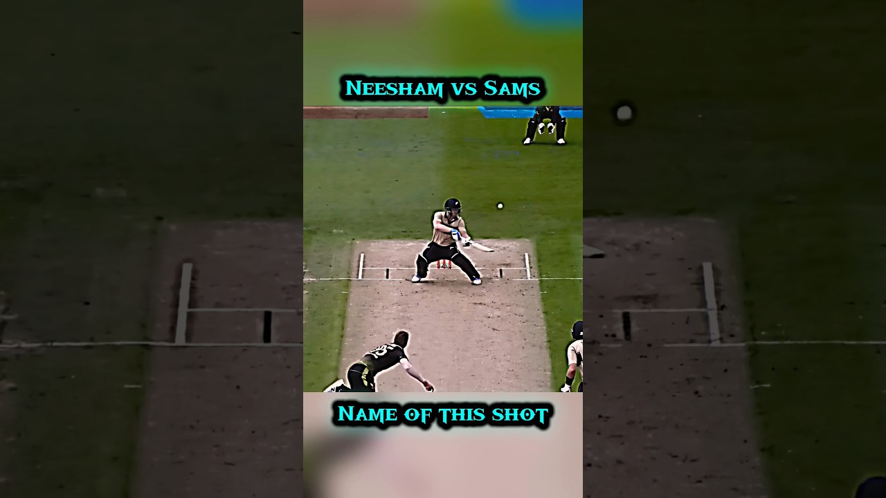 Jimmy neesham played unique shot of Cricket Rulebook 😱🏏🥶 