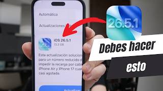 iOS 26.5.1 | Haz esto DESPUÉS de ACTUALIZAR tu IPHONE 🚨