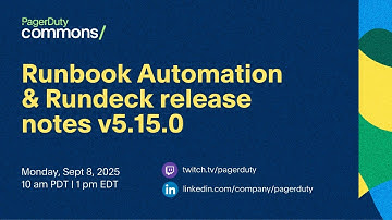 Runbook Automation Release Notes v5.15