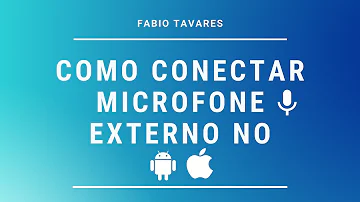 Como ligar o microfone do iPhone?