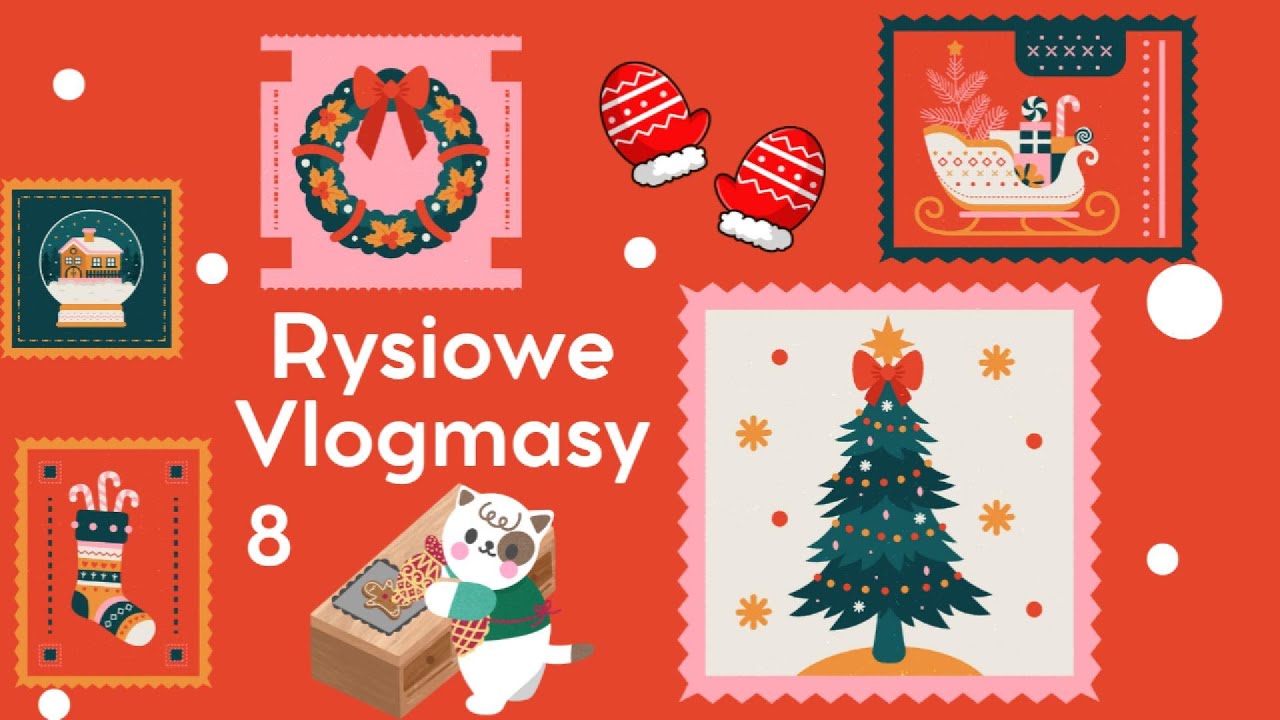 Vlogmas 8 Gotowy wianek, Postęp w chuście świątecznej, Zakupy z Black Friday
