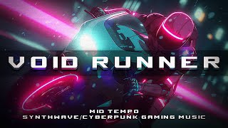 VOID RUNNER - Dark Cyberpunk/Synthwave Music Gaming #cyberpunk #synthwave #gamingmusic