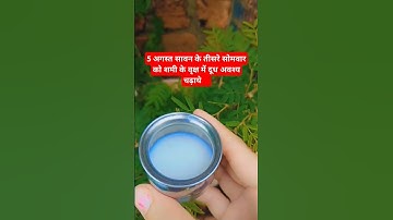 5 अगस्त सावन के तीसरे सोमवार को शमी के वृक्ष में दूध अवश्य चढ़ाये   