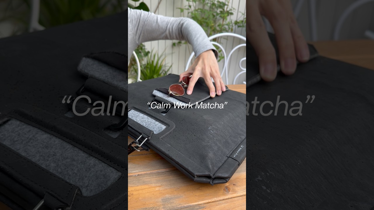 Discover a new bag design concept made for calm matcha work lifestyle for creative designers 