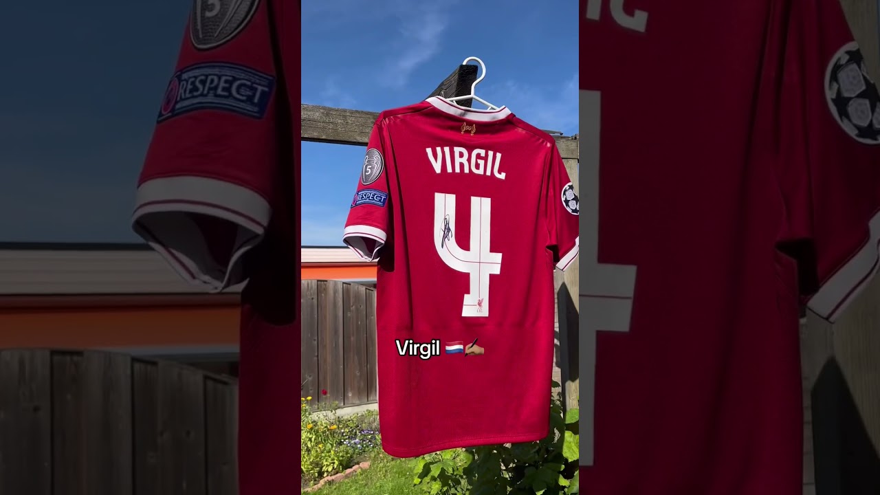 Virgil Van Dijk Signed My Liverpool Shirt 🤝 #Shorts - Youtube