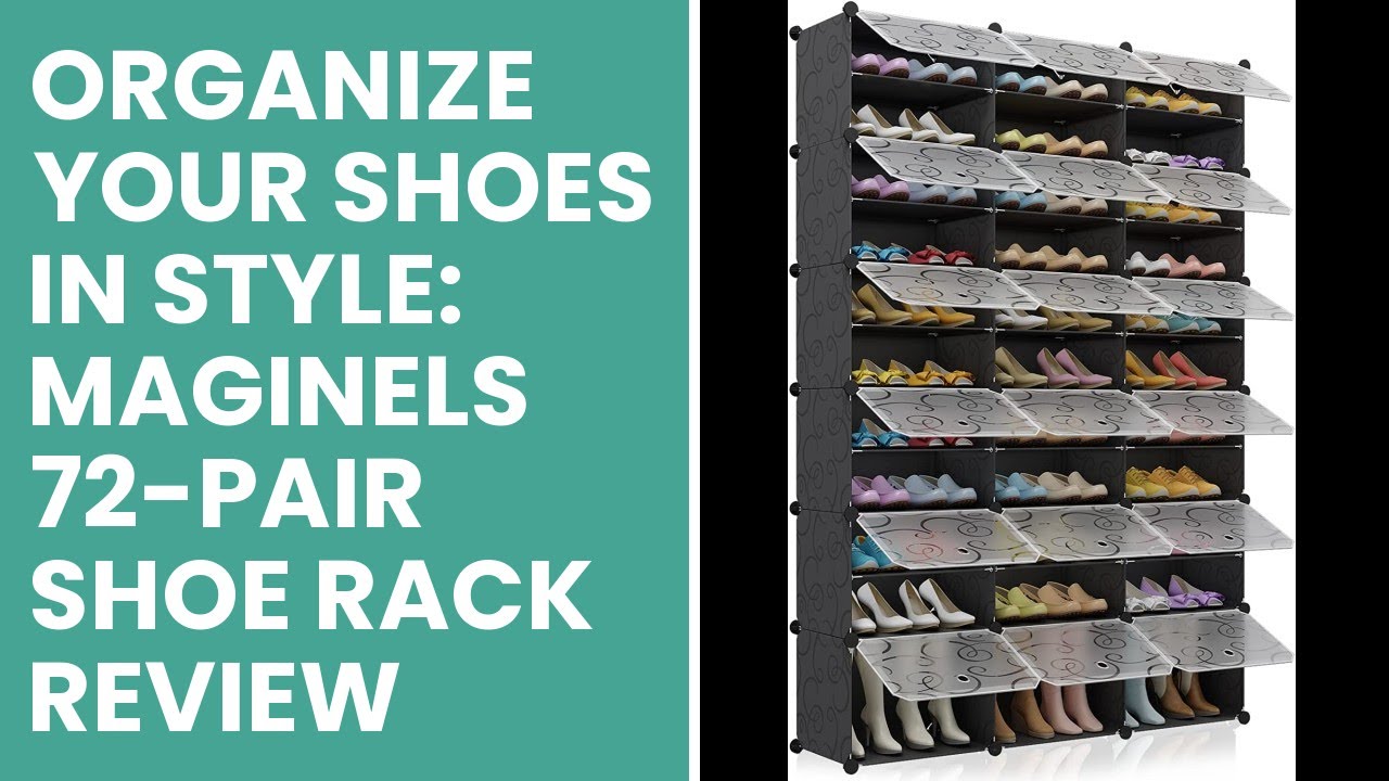 MAGINELS 24-Pair Shoe Rack Organizer Shoe Organizer Expandable