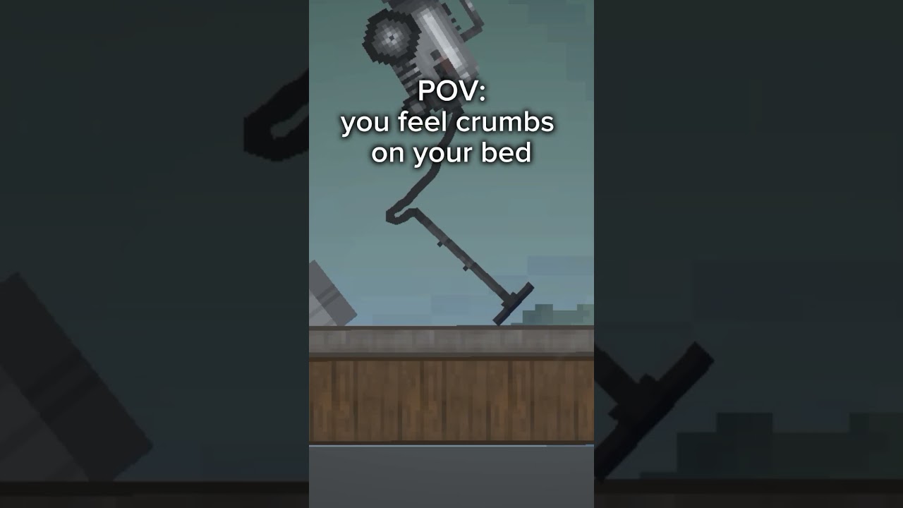 POV: theres crumbs on your bed 
