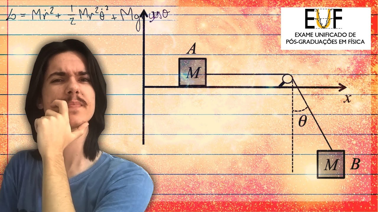 Estudando p/ o EUF + questão de MECÂNICA LAGRANGIANA resolvida