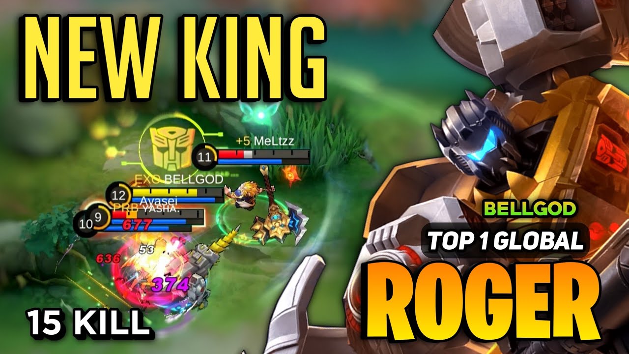 NEW KING! Roger Best Build 2023 [ Roger Top 1 Global Gameplay ] By