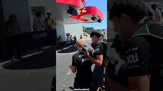 Race1 #moto3  #juniorgp  #barcelona 2026  #kiandraramadhipa  finish top5 sempat pimpin 2 lap akhir