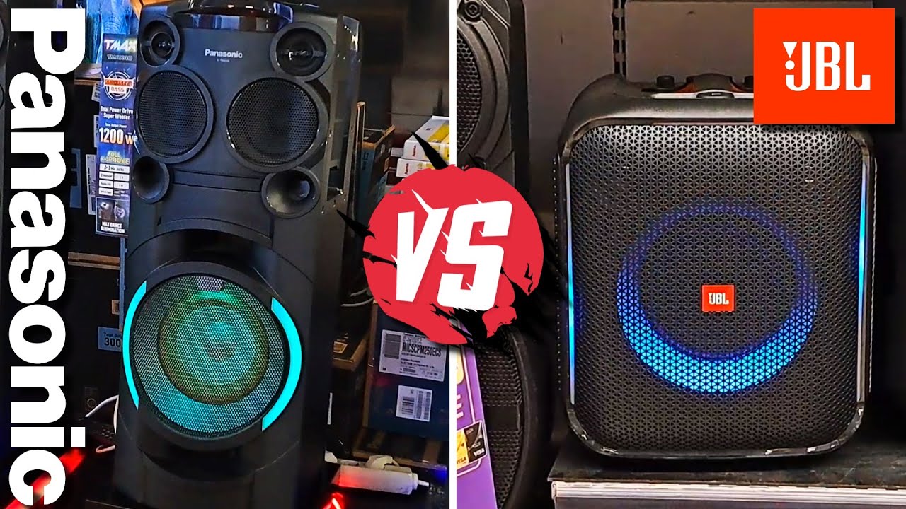 🎶😱PANASONIC TMAX40 VS JBL PARTYBOX ENCORE ➡ SOUND & BASS COMPARISON