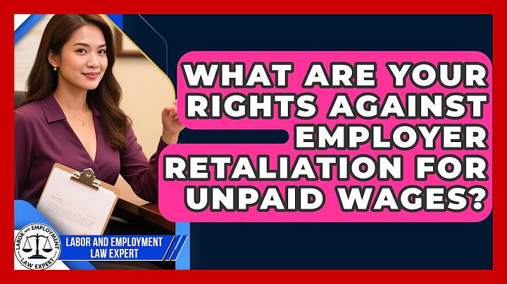 What Are Your Rights Against Employer Retaliation For Unpaid Wages?
