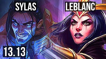 SYLAS vs LEBLANC (MID) | 6/1/2, 600+ games | TR Master | 13.13
