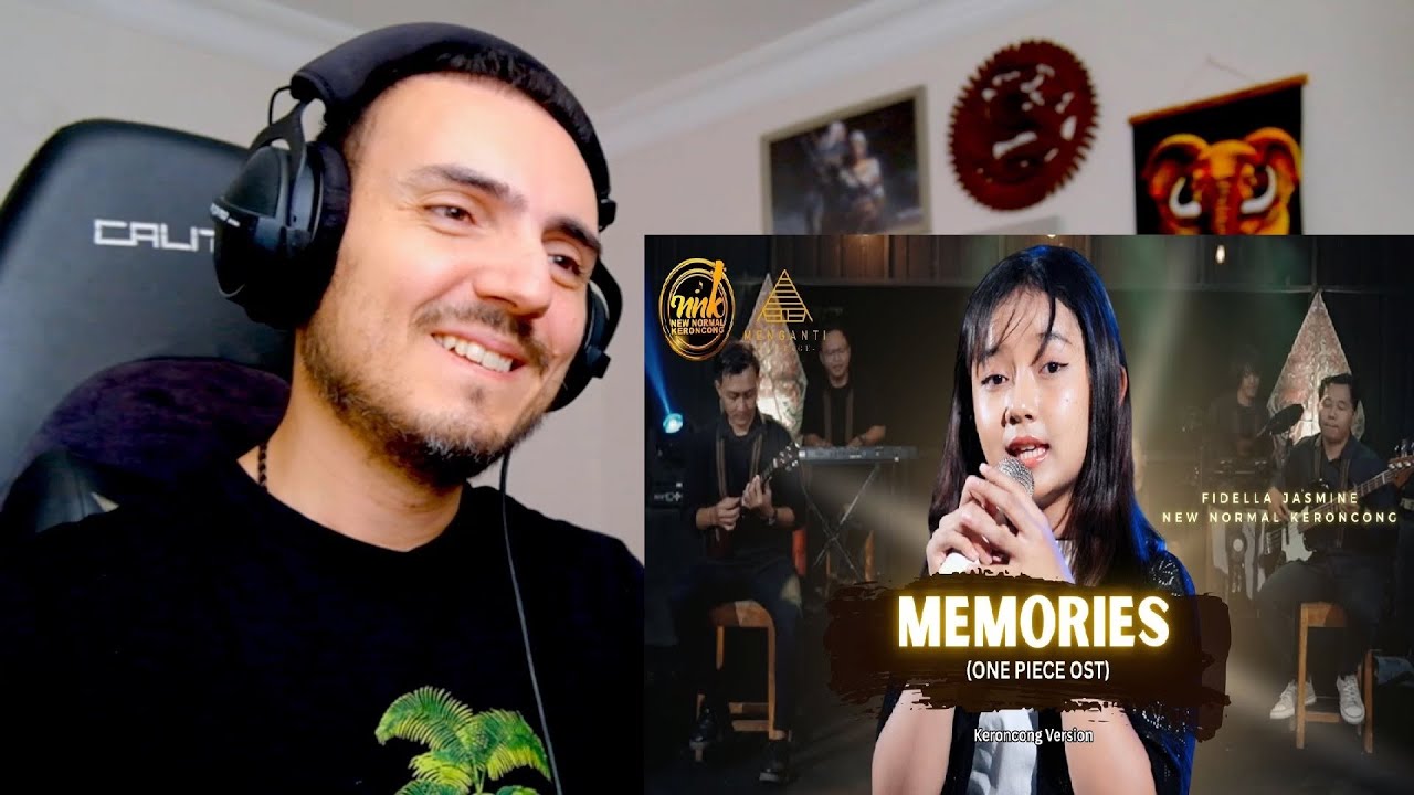 One Piece MEMORIES (саундтрек к One Piece) - Реакция на Fidella Jasmine и New Normal Keroncong (к...