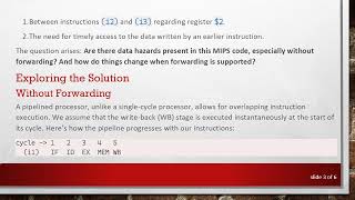 Understanding Data Hazards in MIPS Code: Structural Challenges Explained