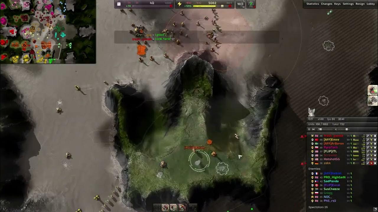 Early raids make the game 8v8 Koom Valley (Beyond All Reason) YouTube