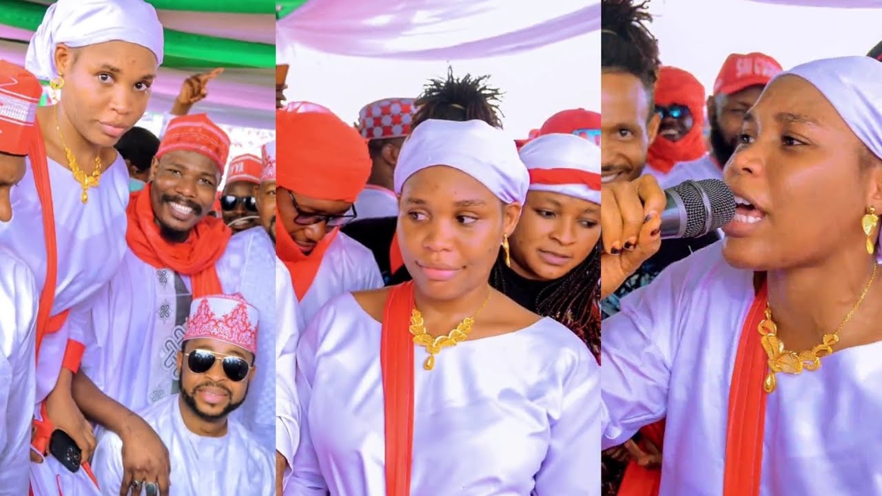 cashewar-murja-ibrahim-kunya-tare-da-yan-fim-a-wajen-rantsar-da-abba