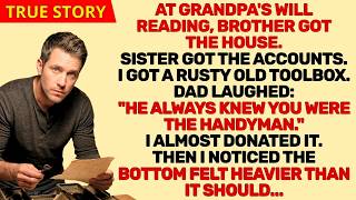 "JUST OLD TOOLS!" — DAD LAUGHED AT GRANDPA'S TOOLBOX — THEN THE LAWYER FOUND THE FALSE BOTTOM...
