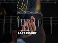 Last Resort Papa Roach Guitarlesson