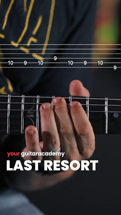 Last Resort - Papa Roach #guitarlesson