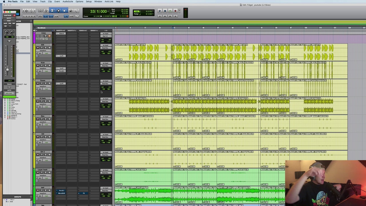 Mixing "Fidget" for Skies