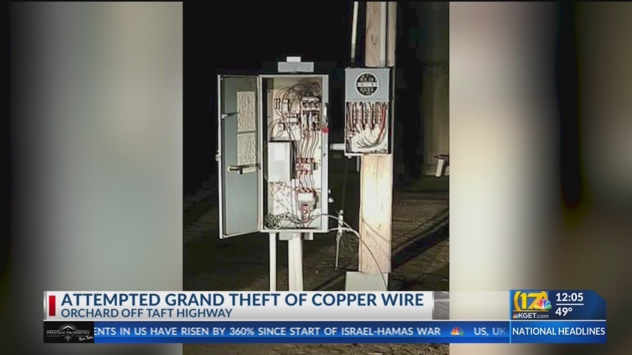 3 arrested for alleged attempted theft, vandalization of copper wire ...