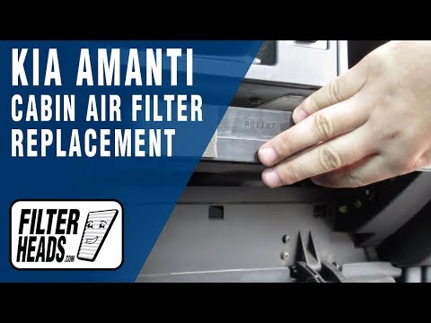 How to Replace Cabin Air Filter Kia Amanti