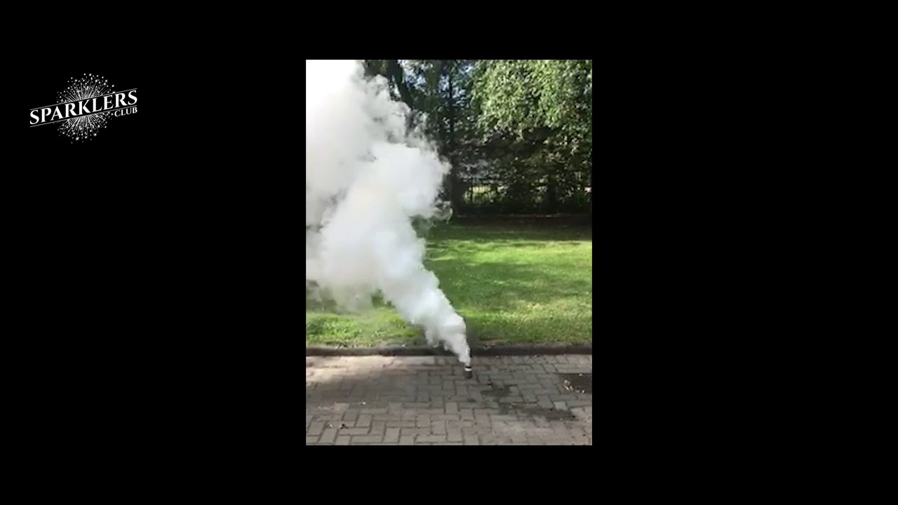 FUMIGÈNE BLANC À POT - 1 MINUTE 