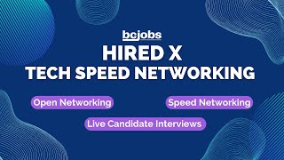 HiredX - Tech Speed Networking & Mixer w/ Recruiters