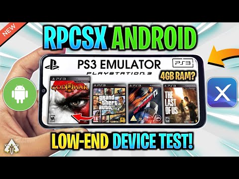 🔥 TESTING RPCSX PS3 EMULATOR ANDROID ON LOW-END DEVICE GAMEPLAY! PS3 GAMES ON MOBILE