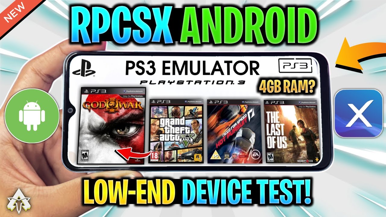 🔥 TESTING RPCSX PS3 EMULATOR ANDROID ON LOW-END DEVICE GAMEPLAY! PS3 GAMES ON MOBILE